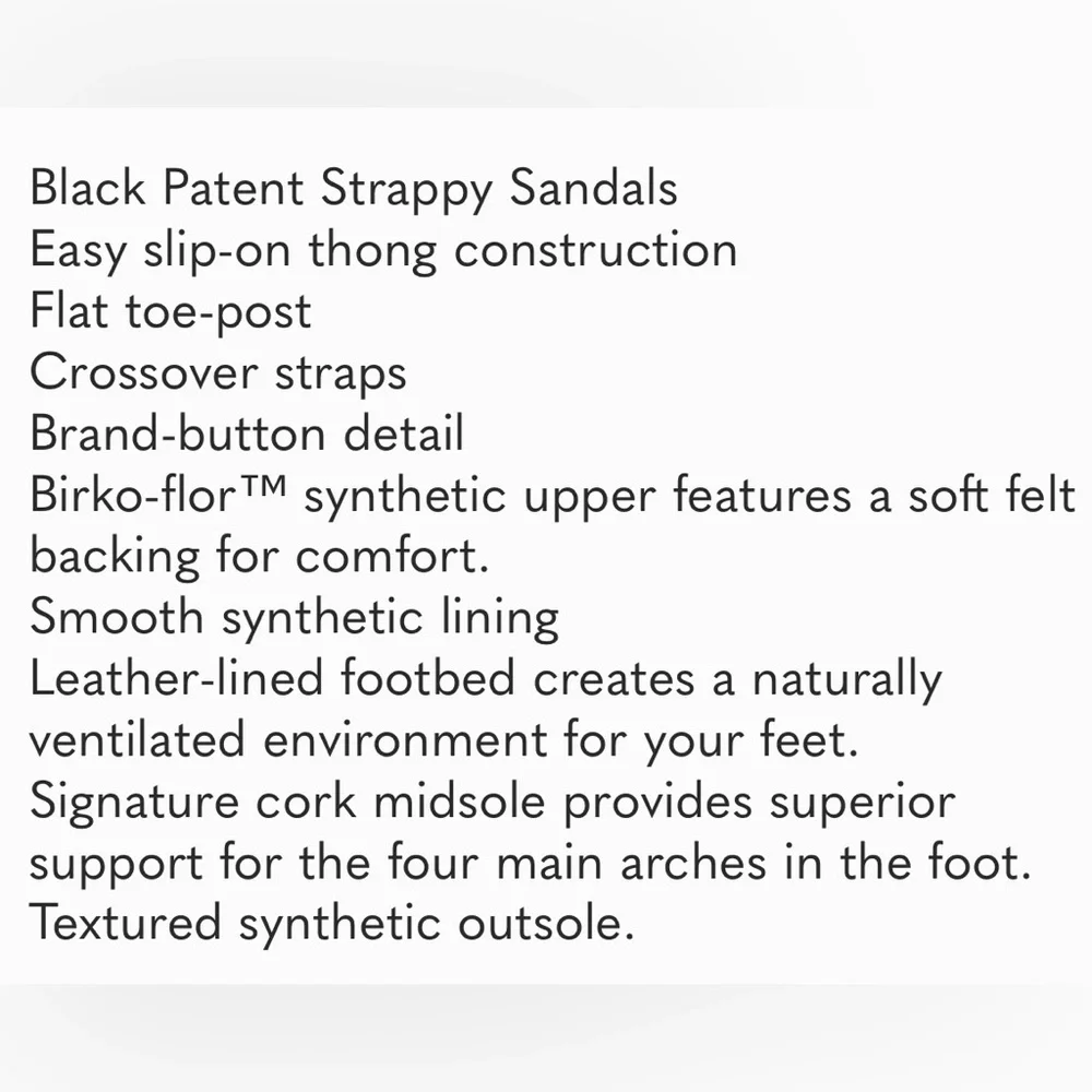 Birkenstock Betula Vinja Black Patent Sandals Size 38 (US 7) - Picture 8 of 8